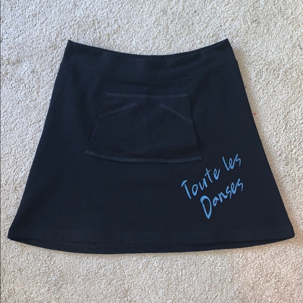 Cute AMB Skirt! Kangaroo Pocket Dance Warm-Up NEW